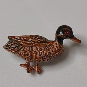 Vintage Gerry's Tiny Little Metal Cute Duck Pin